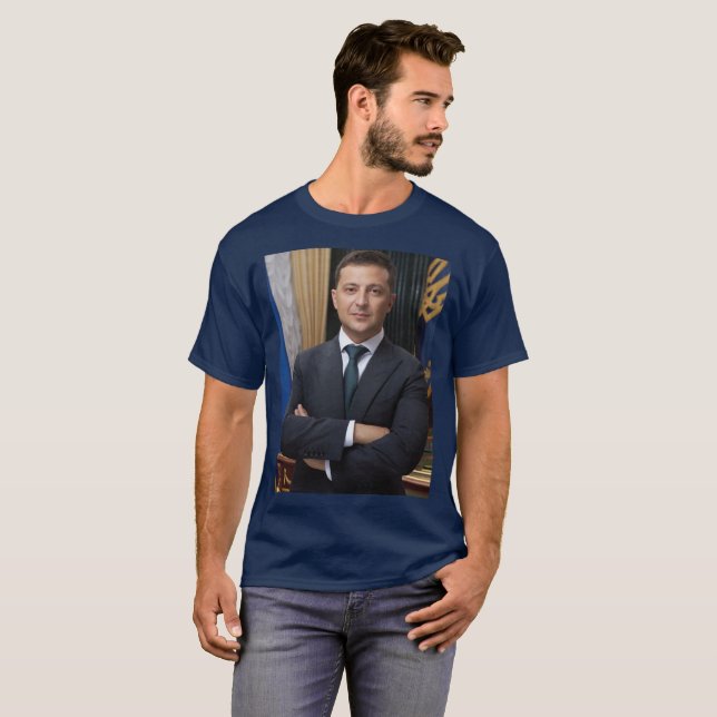 Camiseta Volodymyr Oleksandrovych Zelenskyy Ukraine T-Shir (Anverso completo)