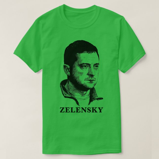 Camiseta Volodymyr Zelensky (Diseño del anverso)