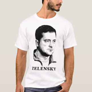 Camiseta Volodymyr Zelensky Art Ukraina  