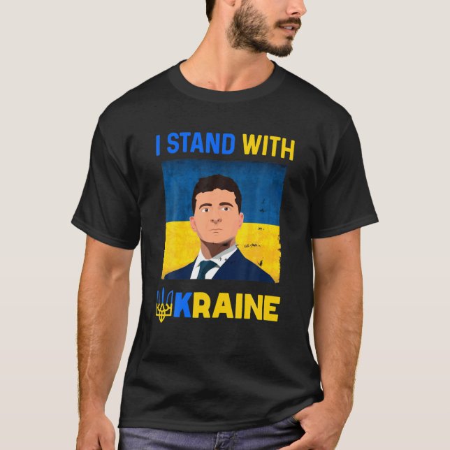 Camiseta Volodymyr Zelensky estoy de acuerdo con Ucrania pr (Anverso)