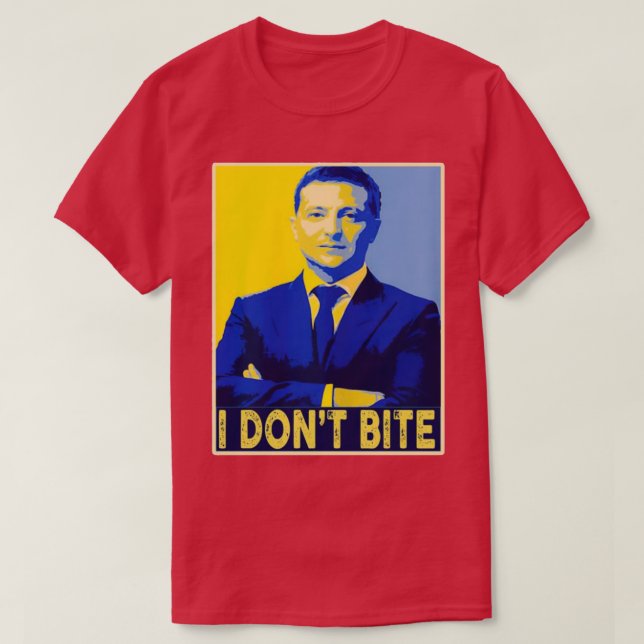 Camiseta Volodymyr Zelensky Háblame, no muerdo 1 (Diseño del anverso)