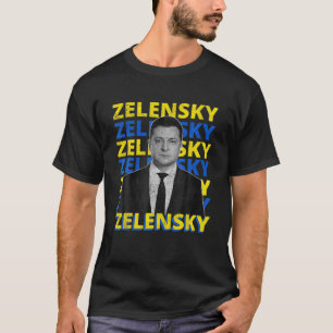 Camiseta Volodymyr Zelensky Presidente De Ucrania Apoya Al 