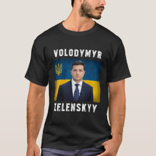 Camiseta Volodymyr Zelensky Zelenskyy Ucrania Fla ucraniana
