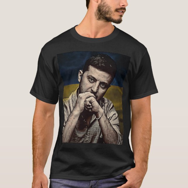 Camiseta Volodymyr Zelenskyy Presidente de Ucrania (Anverso)