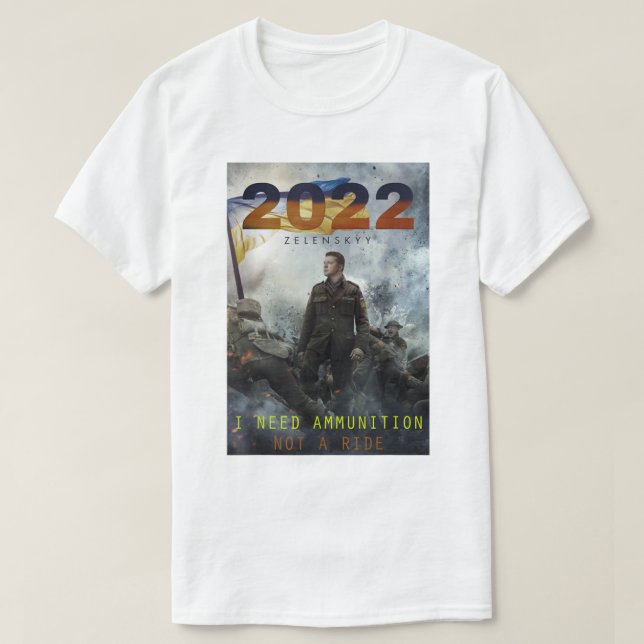 Camiseta volodymyr zelinsky    (5) (Diseño del anverso)