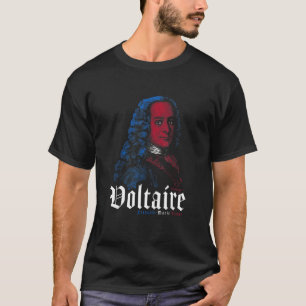 Camiseta Voltaire Philosopher Ilustración Humanista Phil