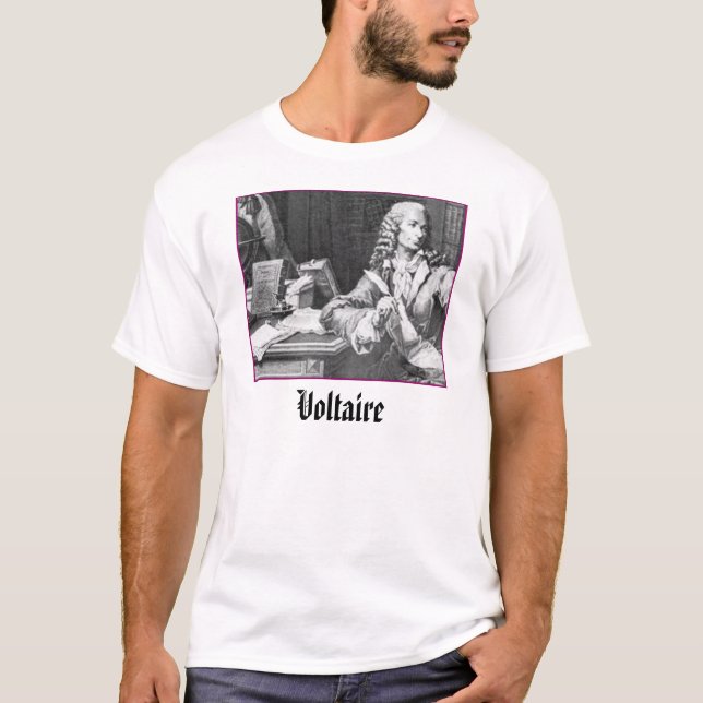 Camiseta Voltaire, Voltaire (Anverso)
