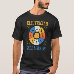 Camiseta Voltaje de ingeniero de artesano eléctrico
