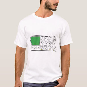 Camiseta Voltaje del diagrama de oscilloscopio genérico del