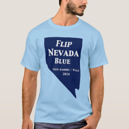 Camiseta Voltear el azul de Nevada en 2024