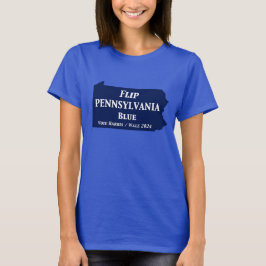 Camiseta Voltear el azul de Pensilvania en 2024