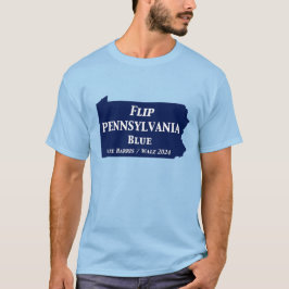 Camiseta Voltear el azul de Pensilvania en 2024
