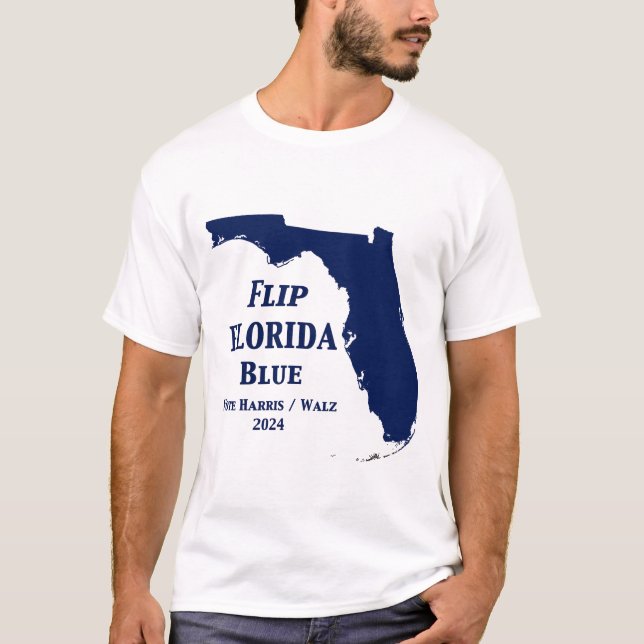 Camiseta Voltear Florida Blue en 2024 (Anverso)