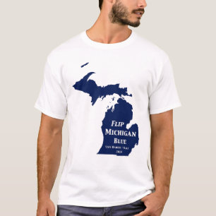 Camiseta Voltear Michigan Blue en 2024