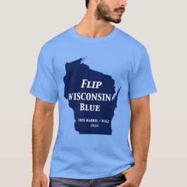 Camiseta Voltear Wisconsin Blue en 2024