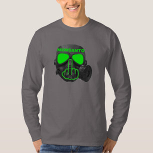 Camiseta Volteo de la máscara de gas de Monsanto