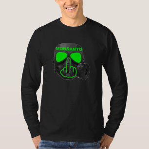 Camiseta Volteo de la máscara de gas de Monsanto