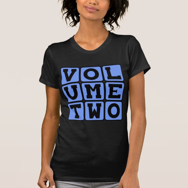 Camiseta Volumen Dos, Segundo Volumen (Anverso)