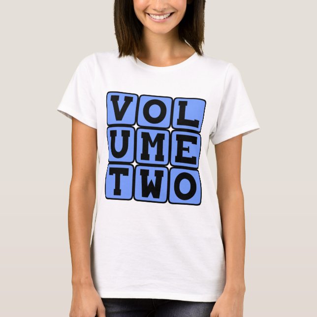Camiseta Volumen Dos, Segundo Volumen (Anverso)