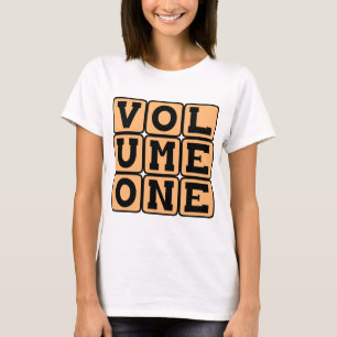 Camiseta Volumen Uno, Primer Volumen