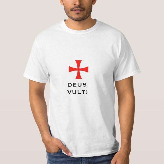 Camiseta voluntades de dios del templer él (Anverso)