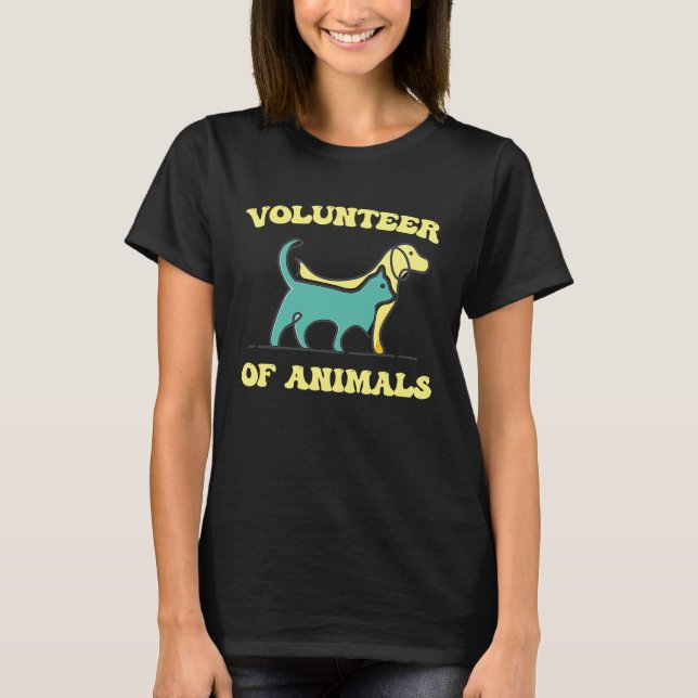 Camiseta Voluntariado de refugio de animales (Anverso)