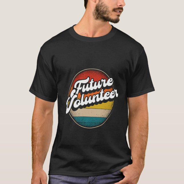 Camiseta Voluntario de Backprint Future (Anverso)