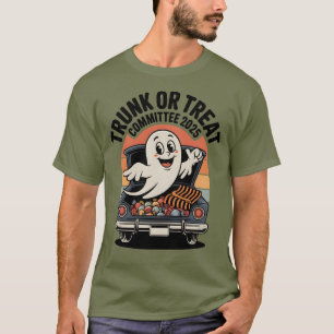 Camiseta Voluntario de Halloween 2025 del Comité de maleter