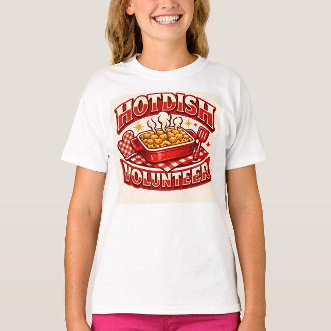 Camiseta Voluntario de HOTDISH (Anverso)
