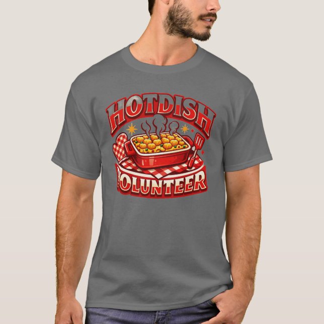 Camiseta Voluntario de HOTDISH (Anverso)