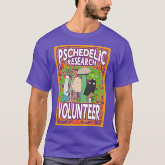 Camiseta Voluntario de investigación psicodélica psilocybin