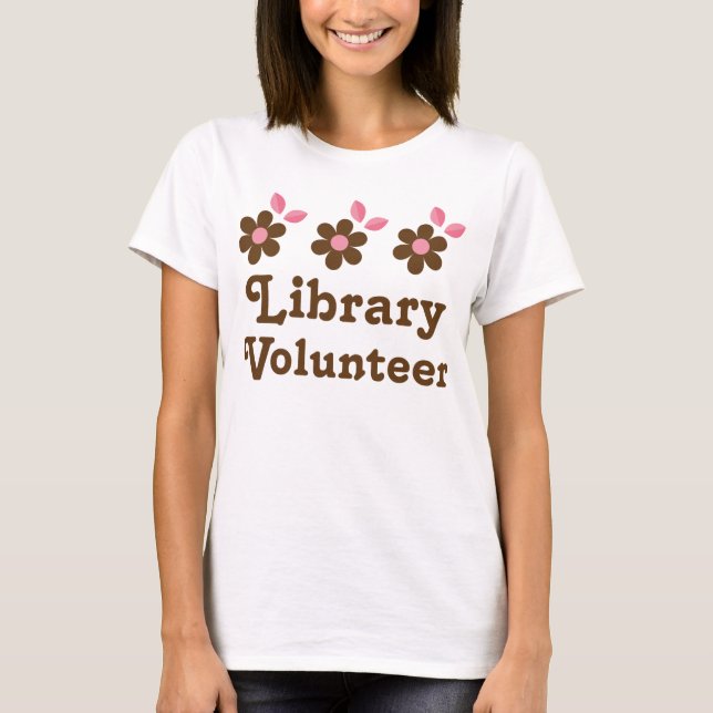 Camiseta Voluntario de la biblioteca (Anverso)