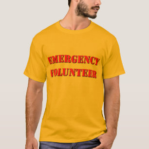 Camiseta Voluntario de la emergencia
