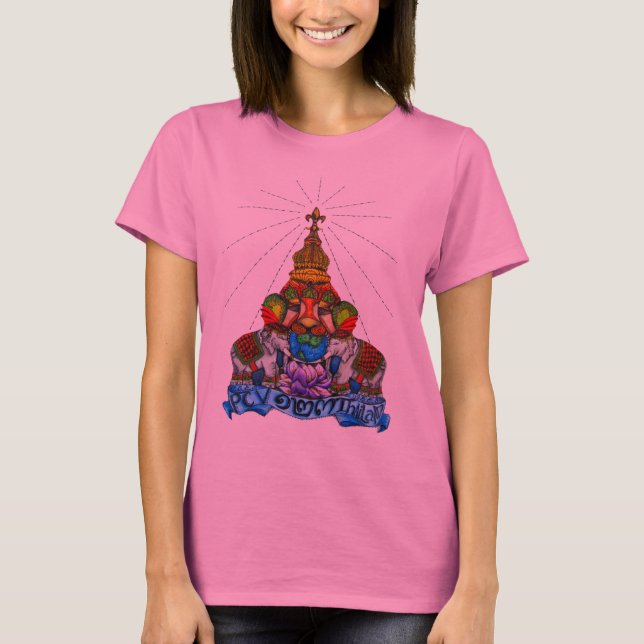 Camiseta Voluntario de los Cuerpos de Paz en Tailandia (Anverso)