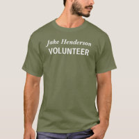 Voluntario de nombres personalizados