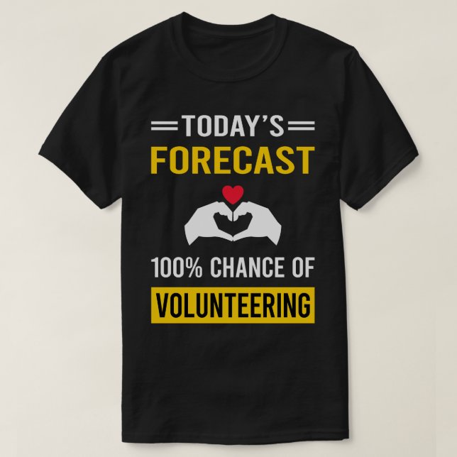 Camiseta Voluntario de Previsión de Hoy (Diseño del anverso)