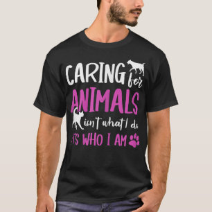 Camiseta Voluntario De Rescate Animal Cuidando A Los Animal