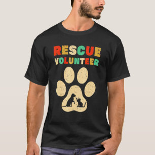 Camiseta Voluntario de rescate Refugio de animales Perro Ga