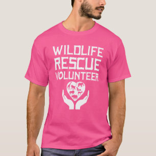 Camiseta Voluntario de salvamento de vida salvaje Guay anim