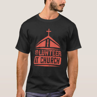 Camiseta Voluntario En La Iglesia