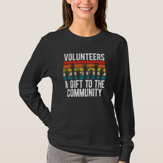 Camiseta Voluntarios A La Comunidad (Anverso)