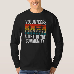 Camiseta Voluntarios De Backprint A A A La Comunidad