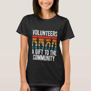 Camiseta Voluntarios De Backprint A A A La Comunidad