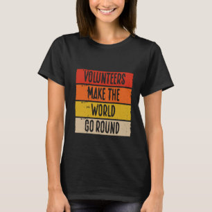 Camiseta Voluntarios de Backprint Hacen que el Mundo Gire V