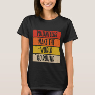 Camiseta Voluntarios De Huellas Redondas Hacen Que El Mundo