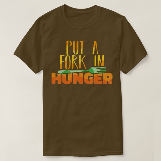 Camiseta Voluntarios del Banco de Alimentos colocan una hor (Diseño del anverso)