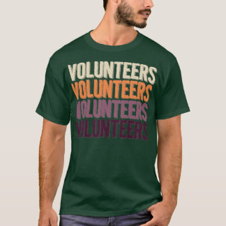 Camiseta Voluntarios Vintage Retro Voluntariado