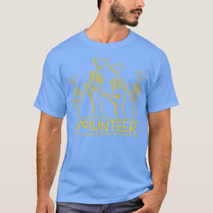 Camiseta Voluntarios voluntarios de rescate de caridad