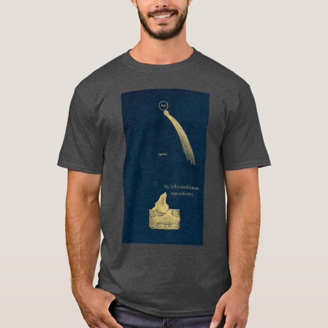 Camiseta Voluntary Rock Bottom Design vintage (Anverso)
