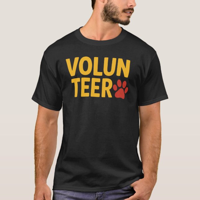 Camiseta Volunteer Inspiring Charity & Community Service  (Anverso)